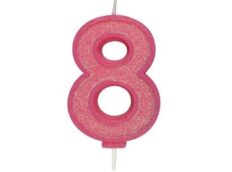 Culpitt Cijferkaars #8 Roze met Glitter