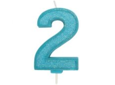 Culpitt Cijferkaars #2 Blauw met Glitter