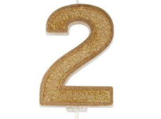 Culpitt Cijferkaars #2 Goud met Glitter