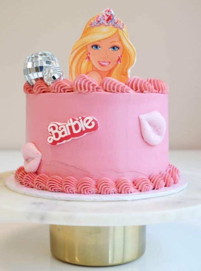 Barbie taart