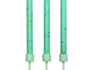 PME Taartkaarsjes Blauw met glitter 10 stuks