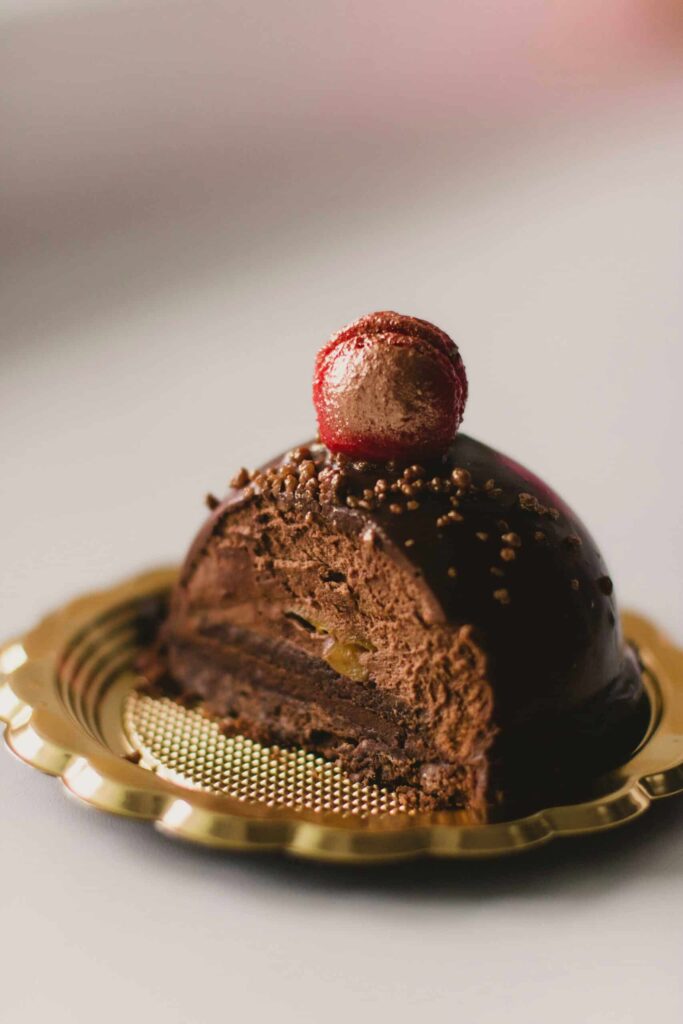 Mono mousse gebakjes