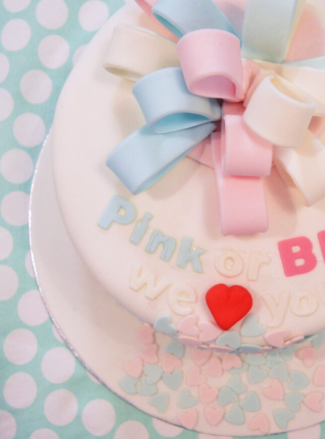 gender- reveal-taart, geslacht-onthuling-taart-bestellen