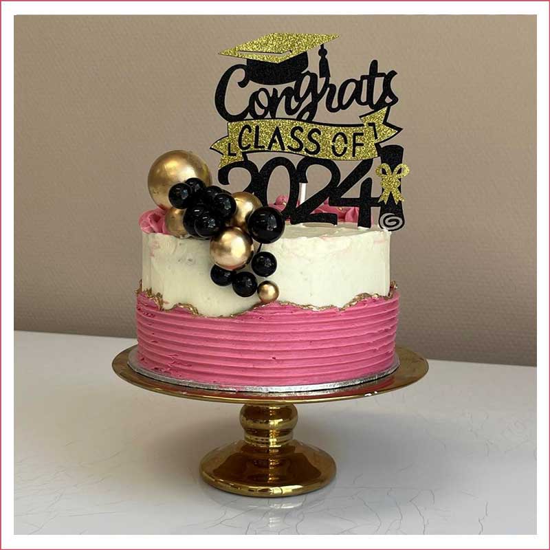 Semi-fault line graduation taart