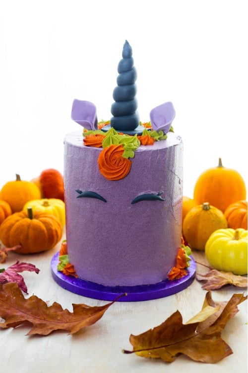 Halloween Unicorn taart