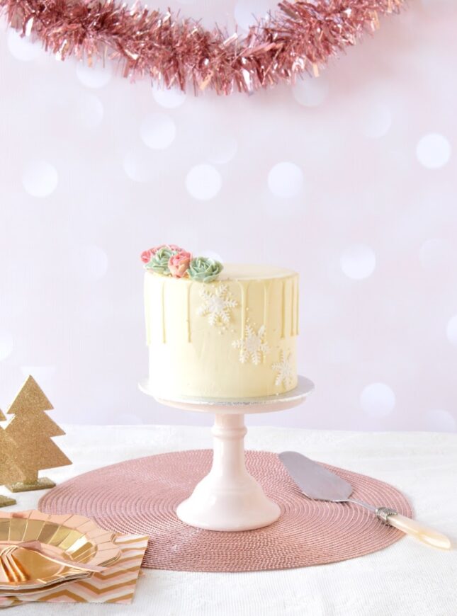 witte-drip-kerst-taart