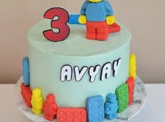 Lego-blokjes-taart-botercreme
