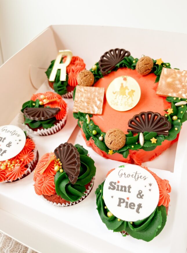 Sinterklaas-Bento-cake Bento-cake-cupcakes