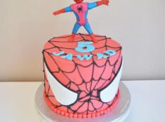 Spiderman taart
