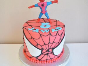 Spiderman taart