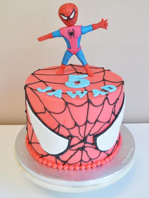 Spiderman taart