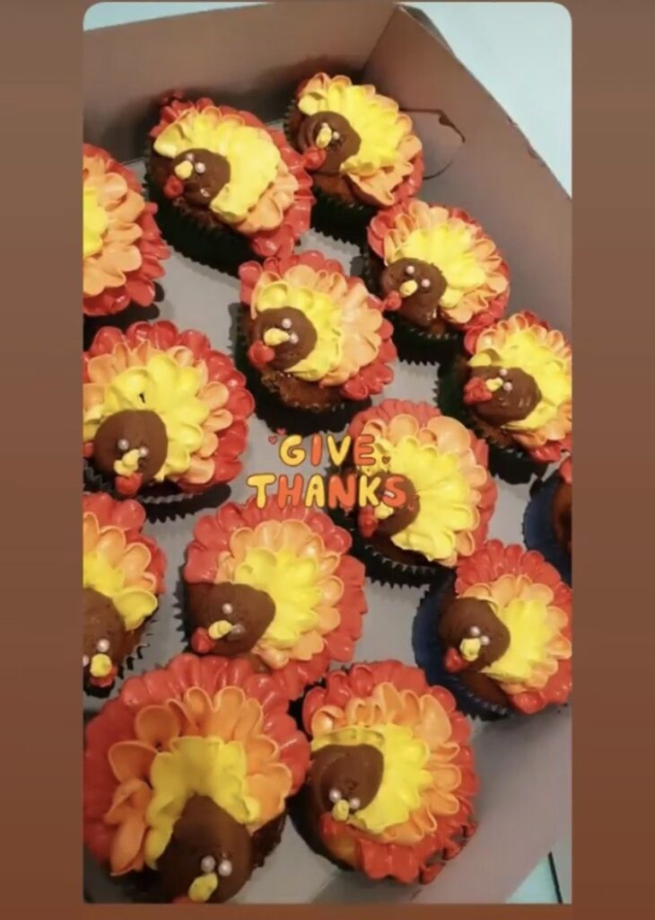 Thanksgiving cupcakes