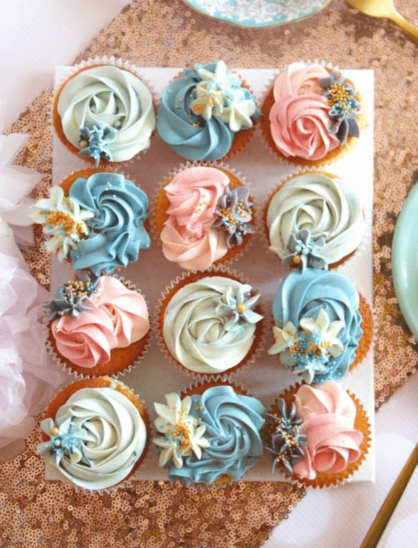 Verjaardags cupcakes box