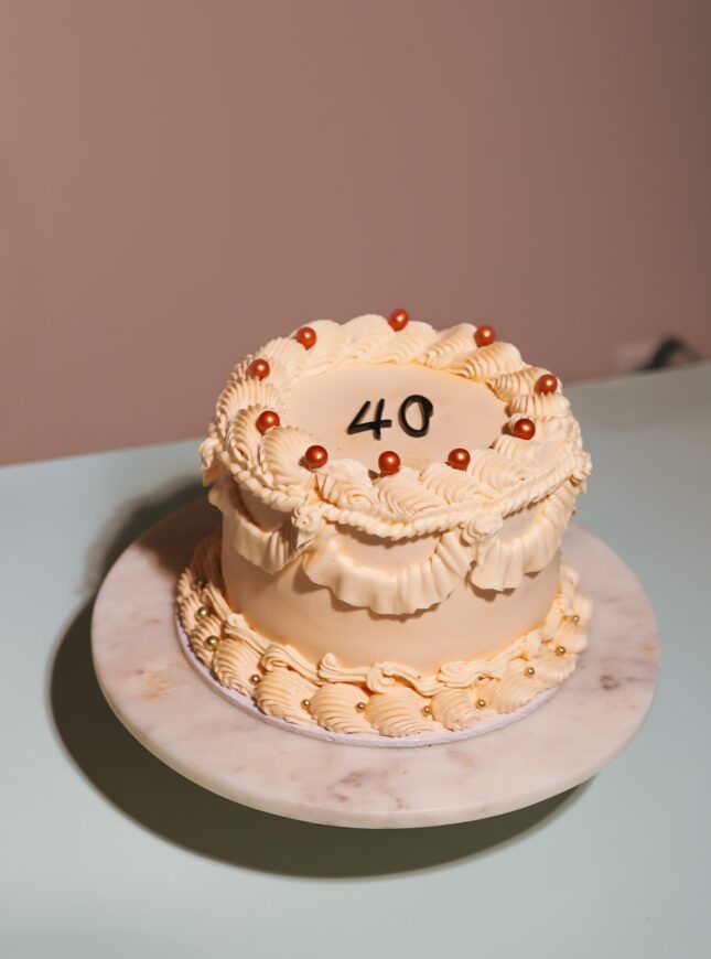 Vintage-taart-40-verjaardag vintage-taart-40-jaar