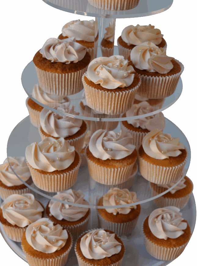 cupcakes-toren-bruiloft-perfect-pastry-2 cupcakes-toren-verschillende-cupcakes-bruiloft