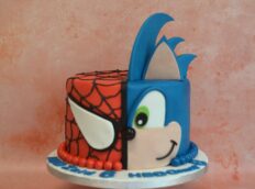 spiderman-sonic-cake-2-scaled