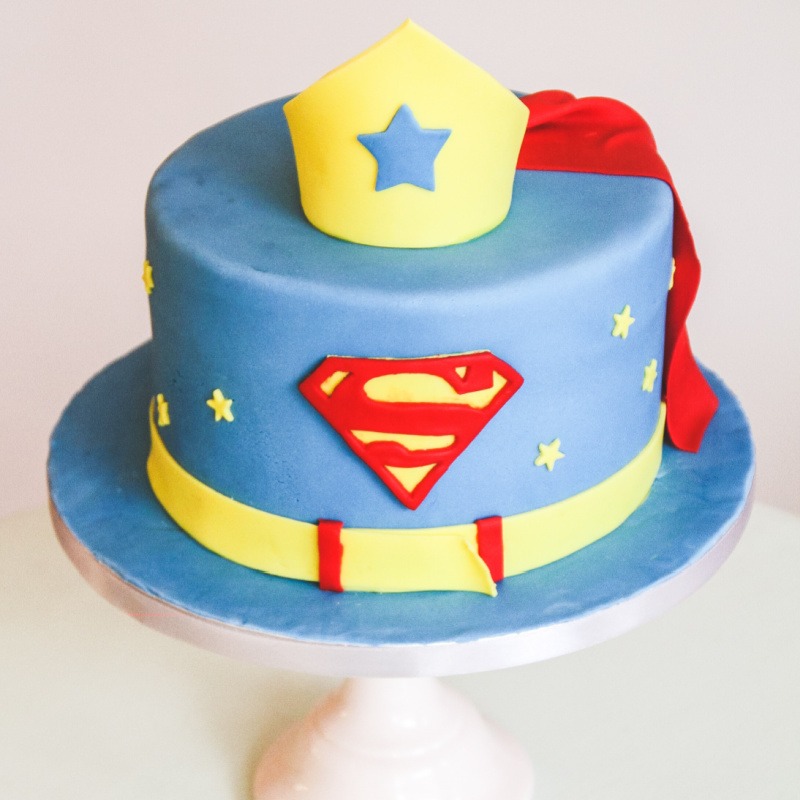 super-woman superwoman-taart-superman-teken-taart