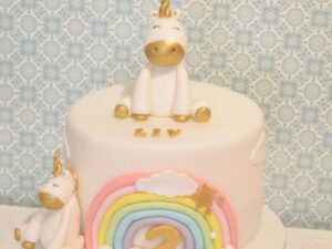 unicorn-rainbouw-roze-taart-pastel