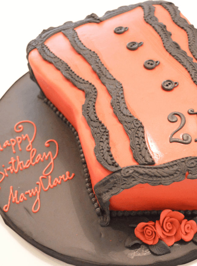 vrouw-zwart-rood-torso-taar